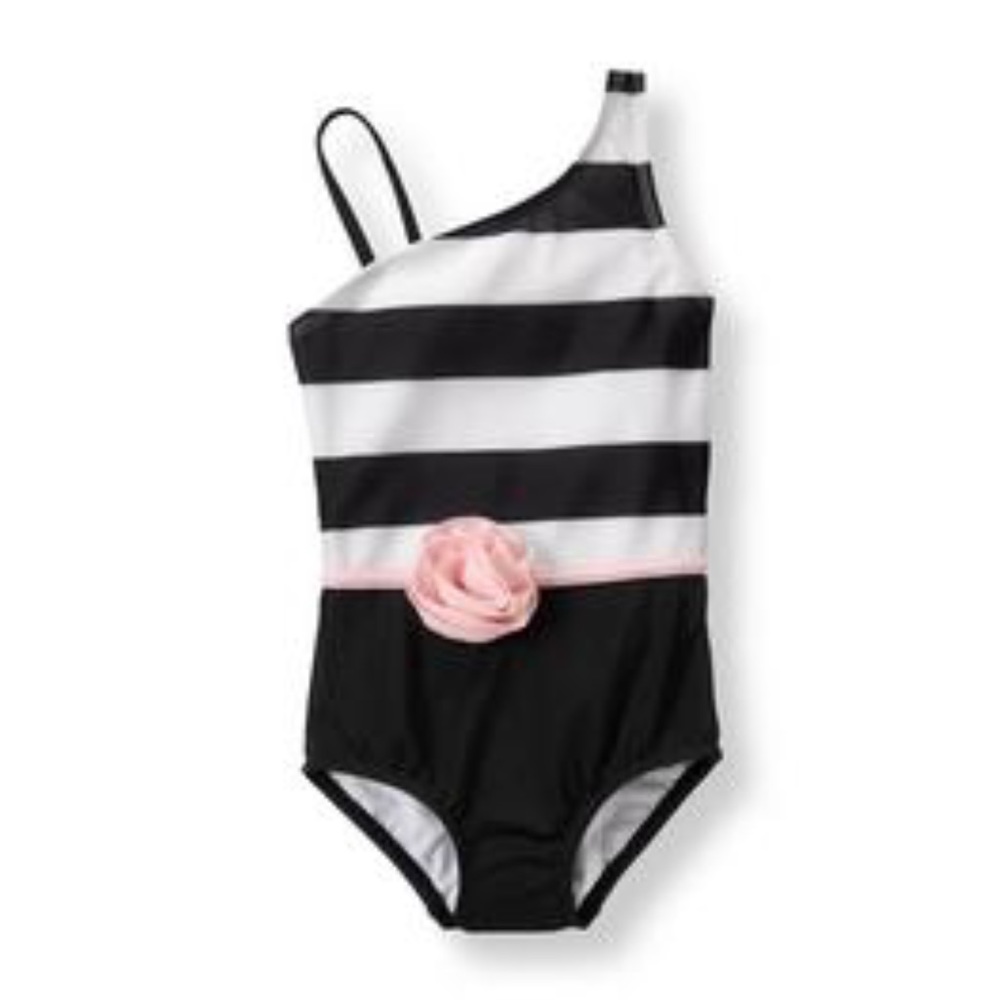 BRAND NEW Janie and jack black and white swimsuit